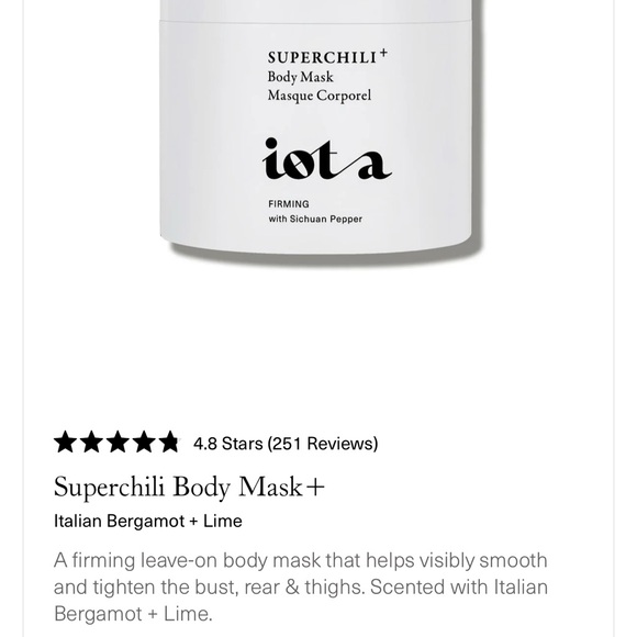 Iota Superchili+ Body Mask - Picture 8 of 8
